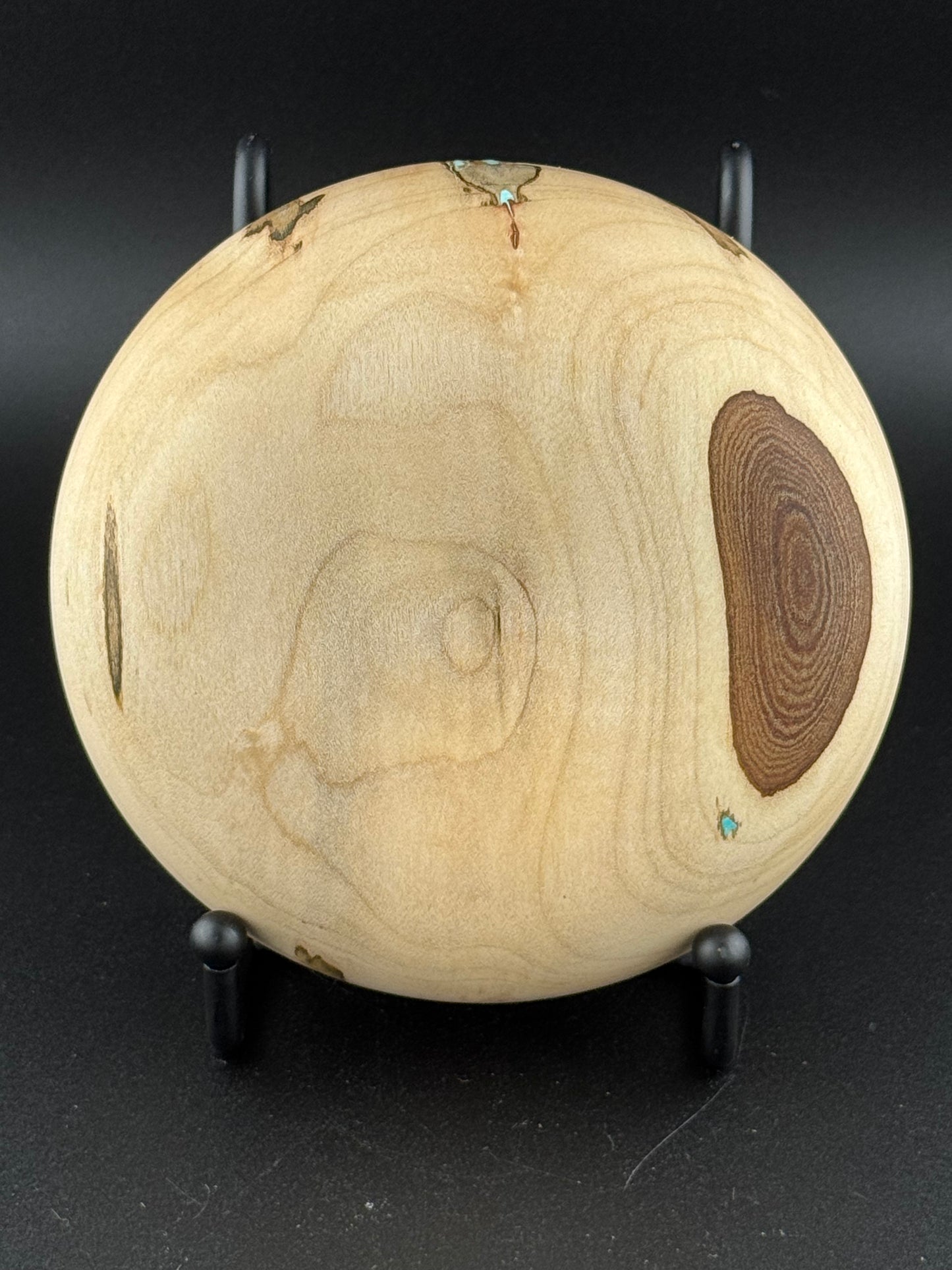 #19 Ambrosia Maple Pillow with Turquoise Inlay