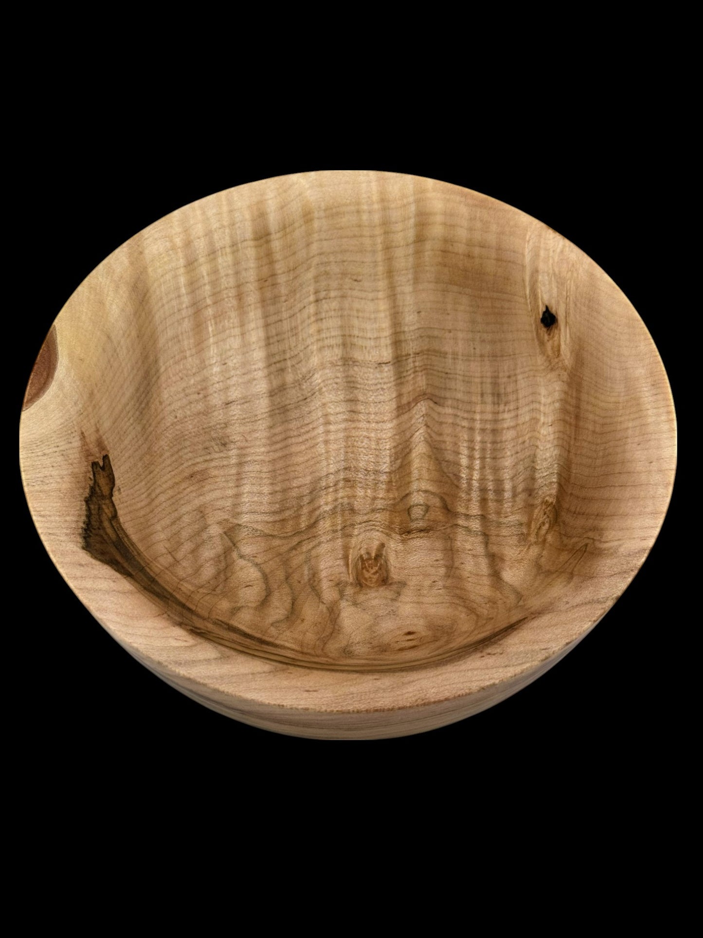 #8 Curly Silver Ambrosia Maple Chunky Bowl