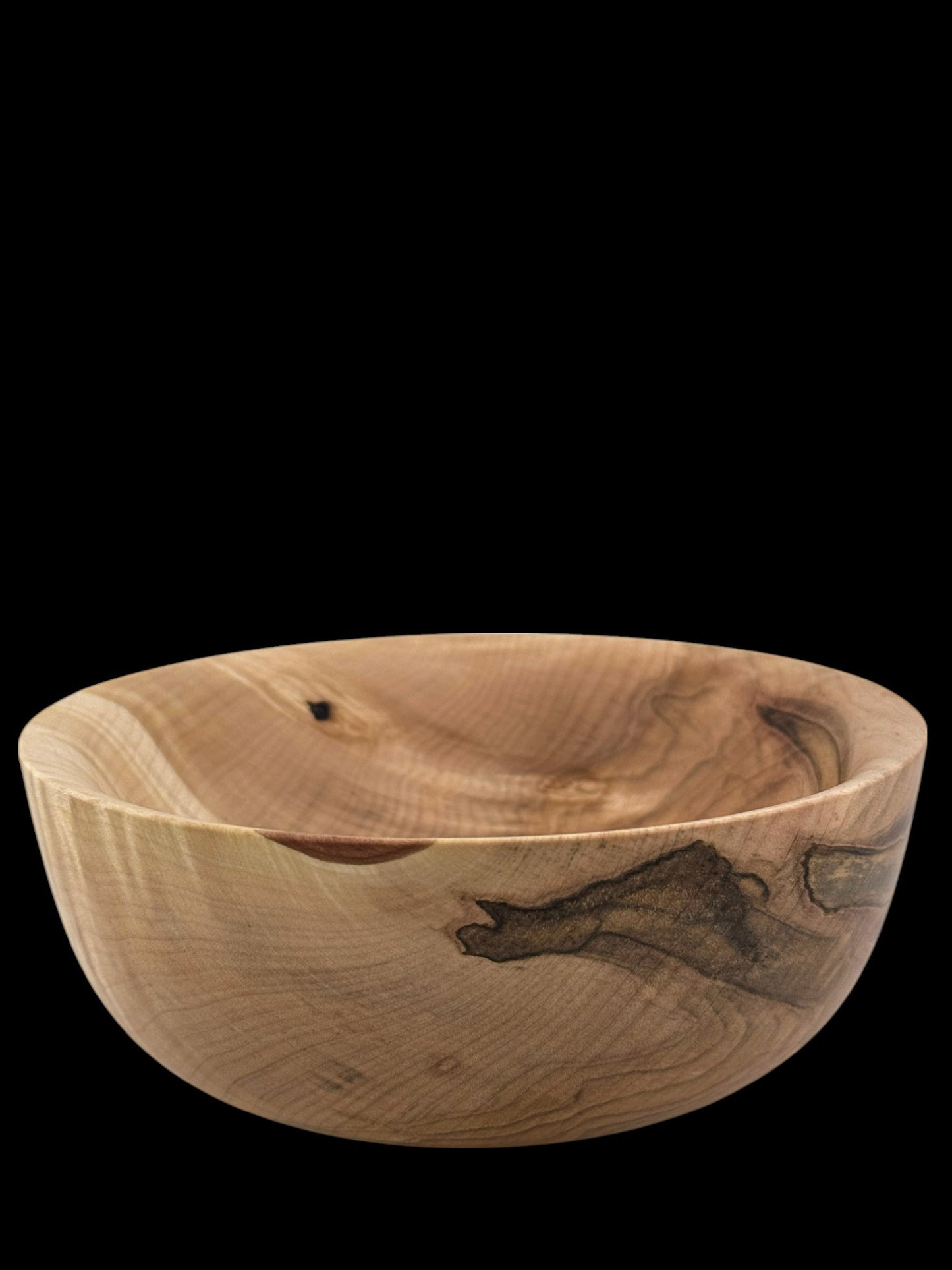 #8 Curly Silver Ambrosia Maple Chunky Bowl