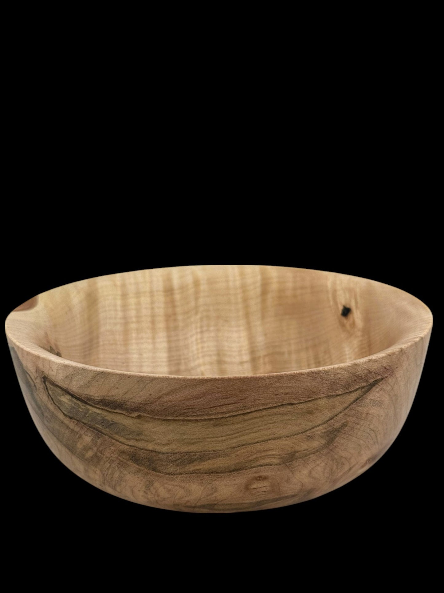 #8 Curly Silver Ambrosia Maple Chunky Bowl