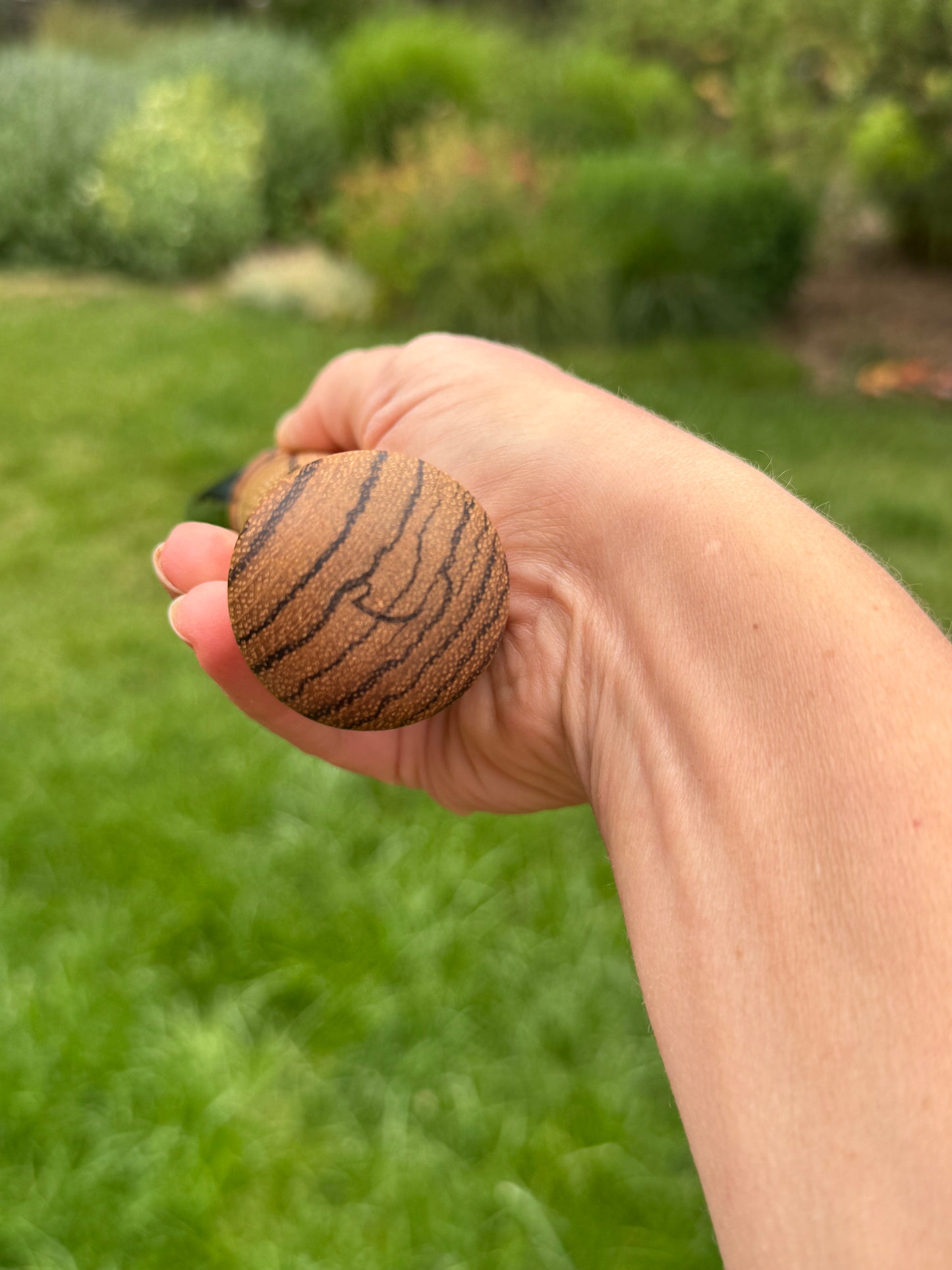 #55 Zebrawood Pizza Cutter
