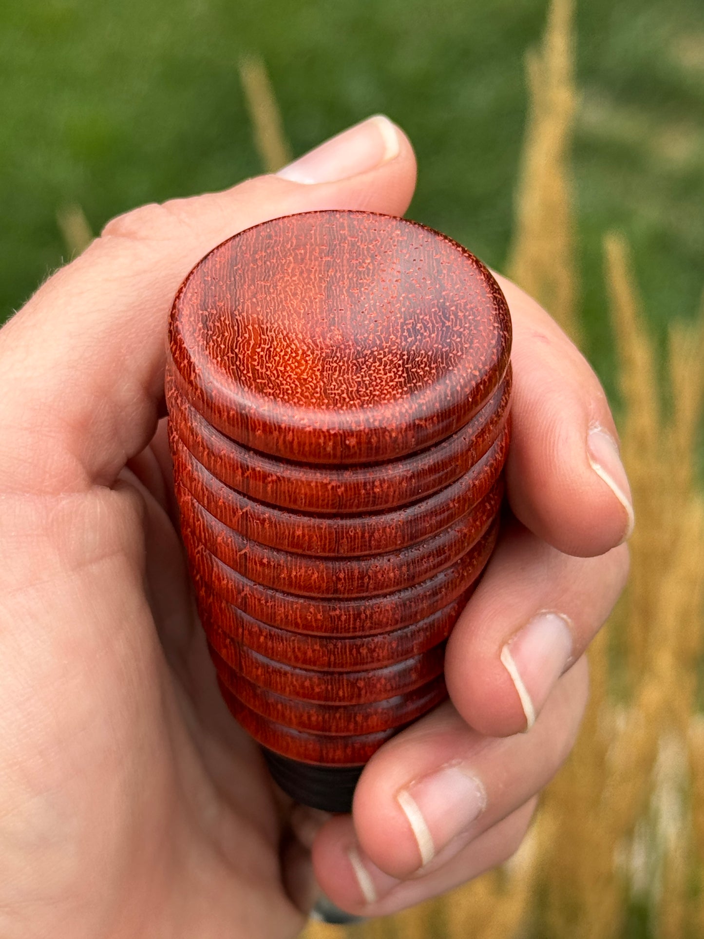 #126 - Padauk Wine Bottle Stopper