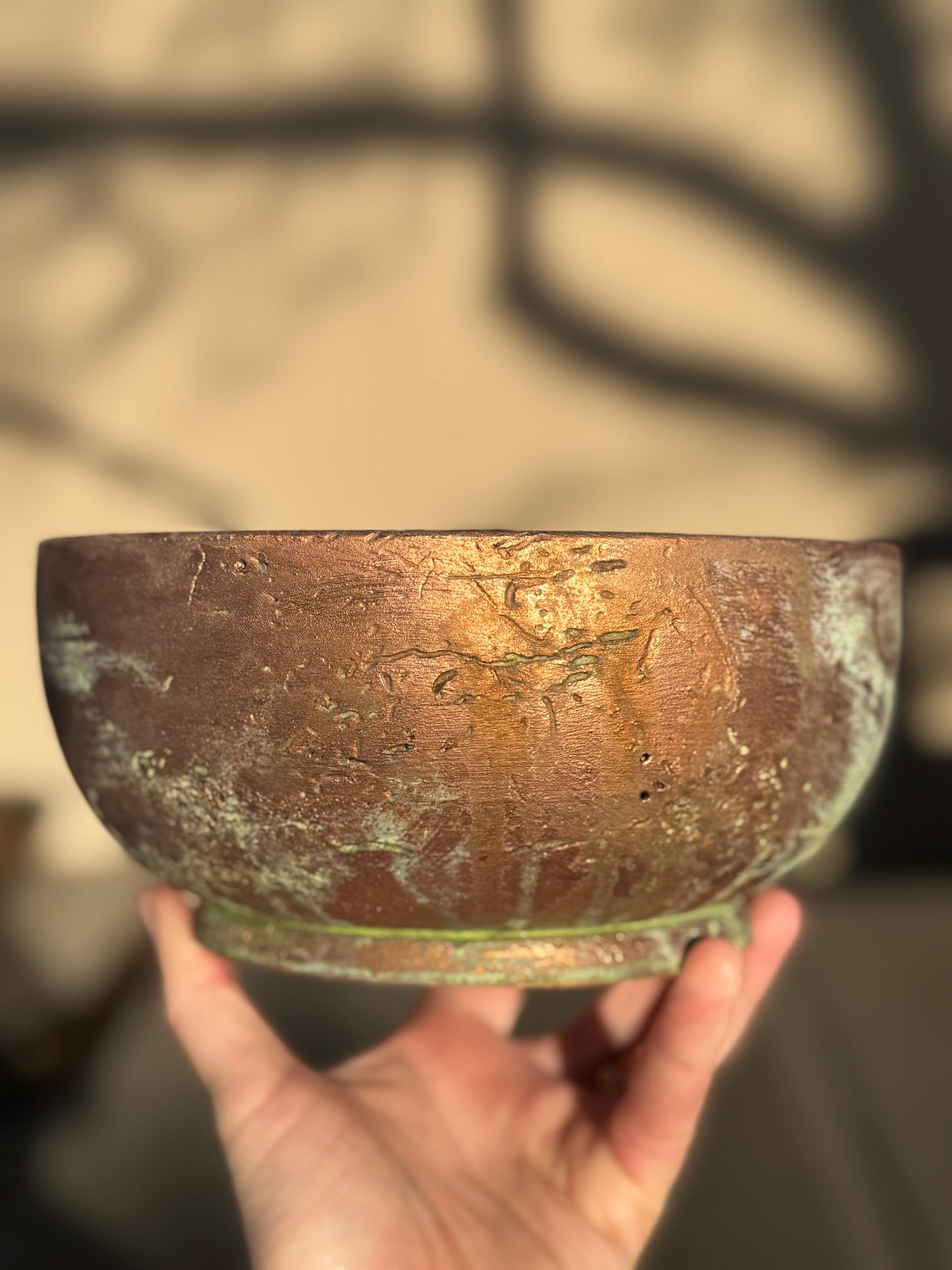 #111 - Willow Bowl with Copper Patina Finish