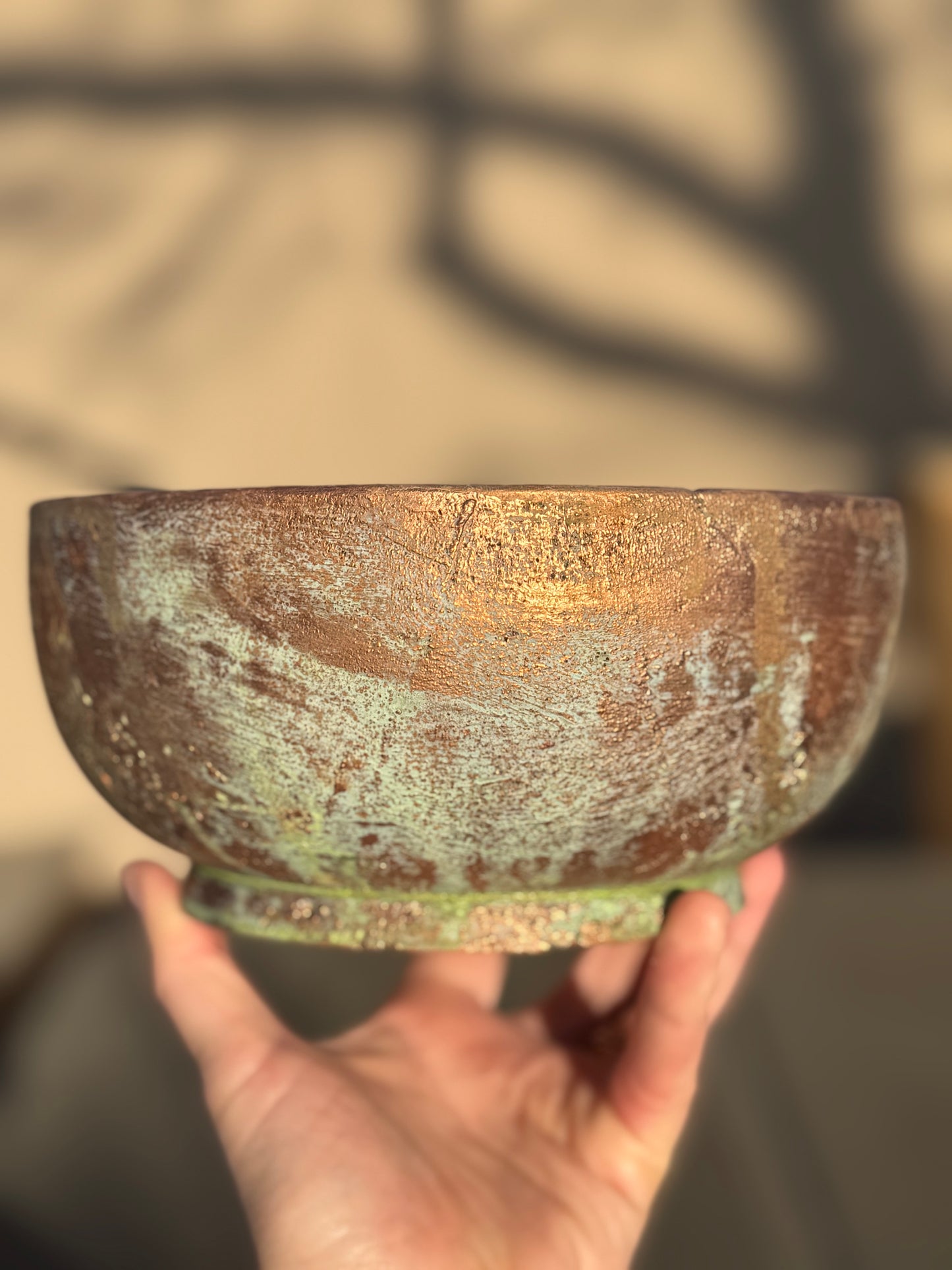 #111 - Willow Bowl with Copper Patina Finish