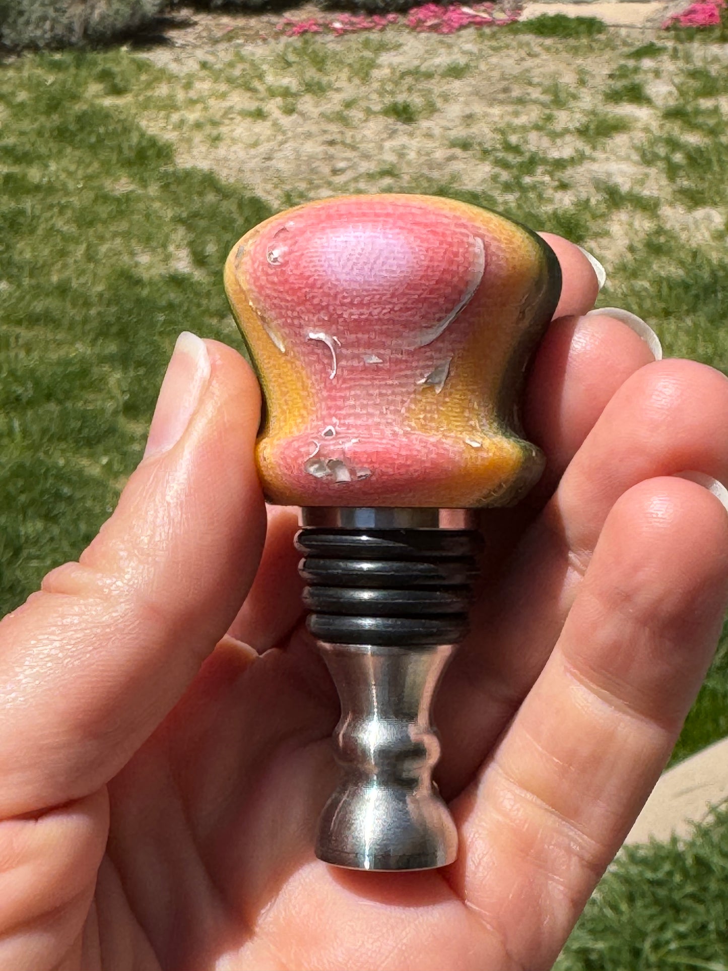 #82 - G-Carta Wine Bottle Stopper (Blue Mexican Blanket)