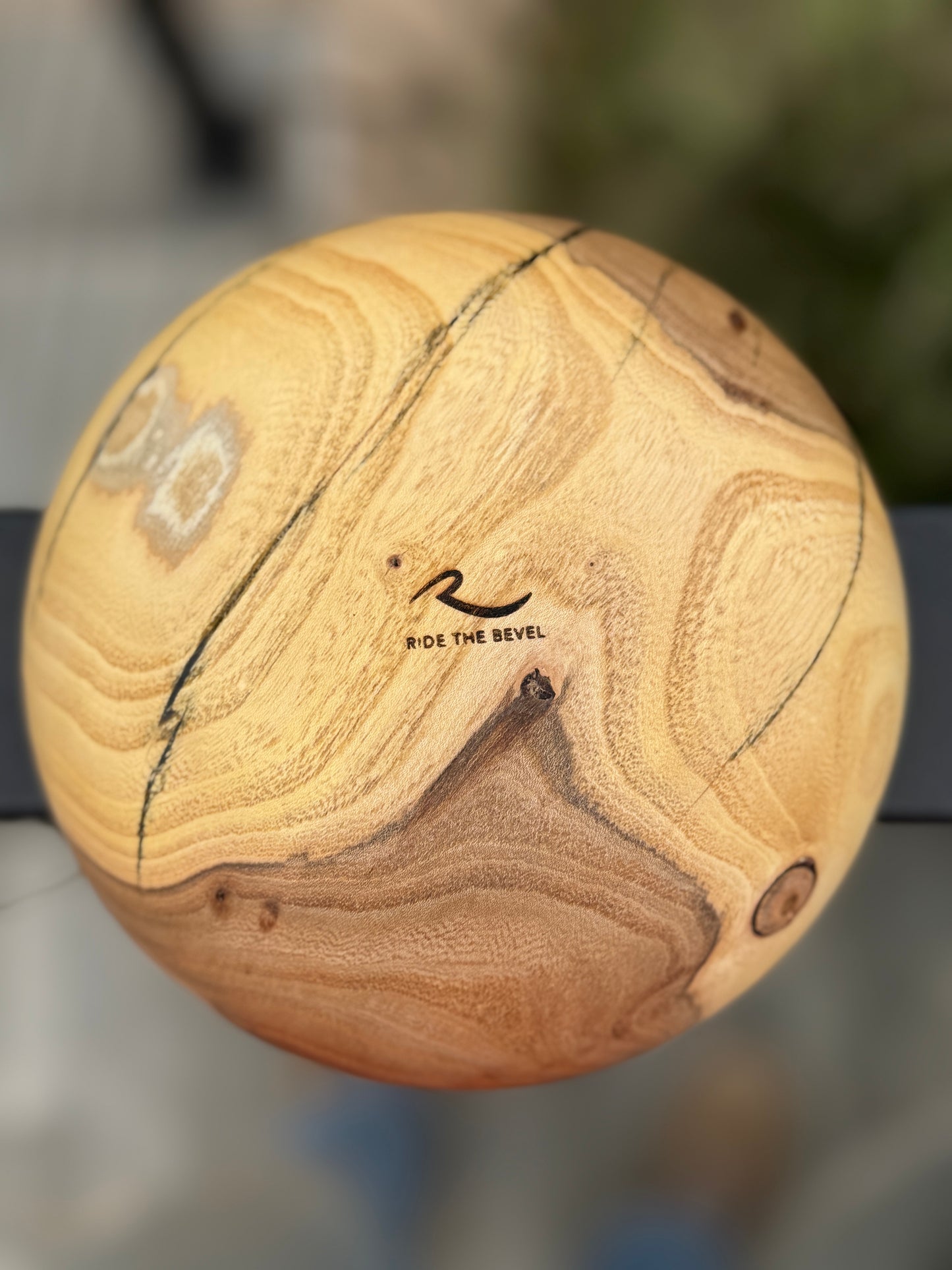 #32 Small Elm Bowl with Black Epoxy Inlay