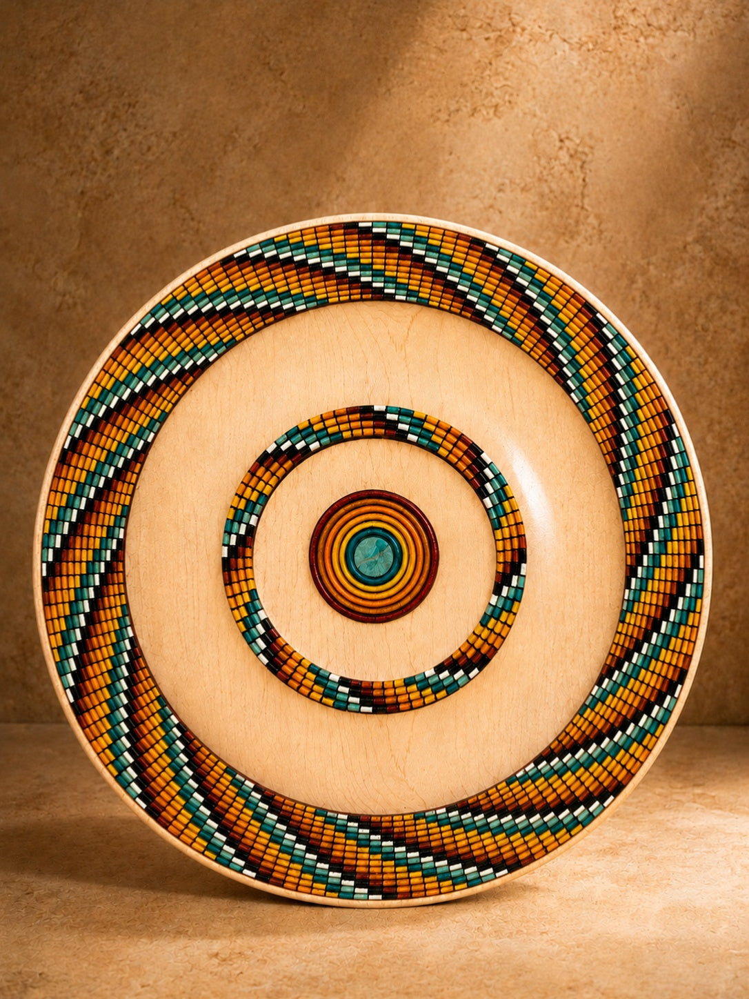 #218 - Southwest Sunset Basket Illusion Platter