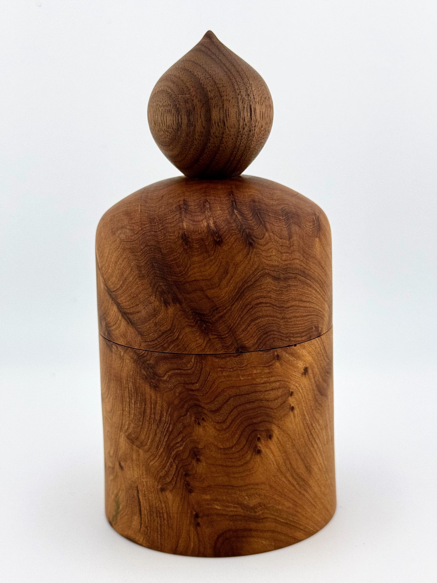 #7 Thuya Burl and Walnut Box