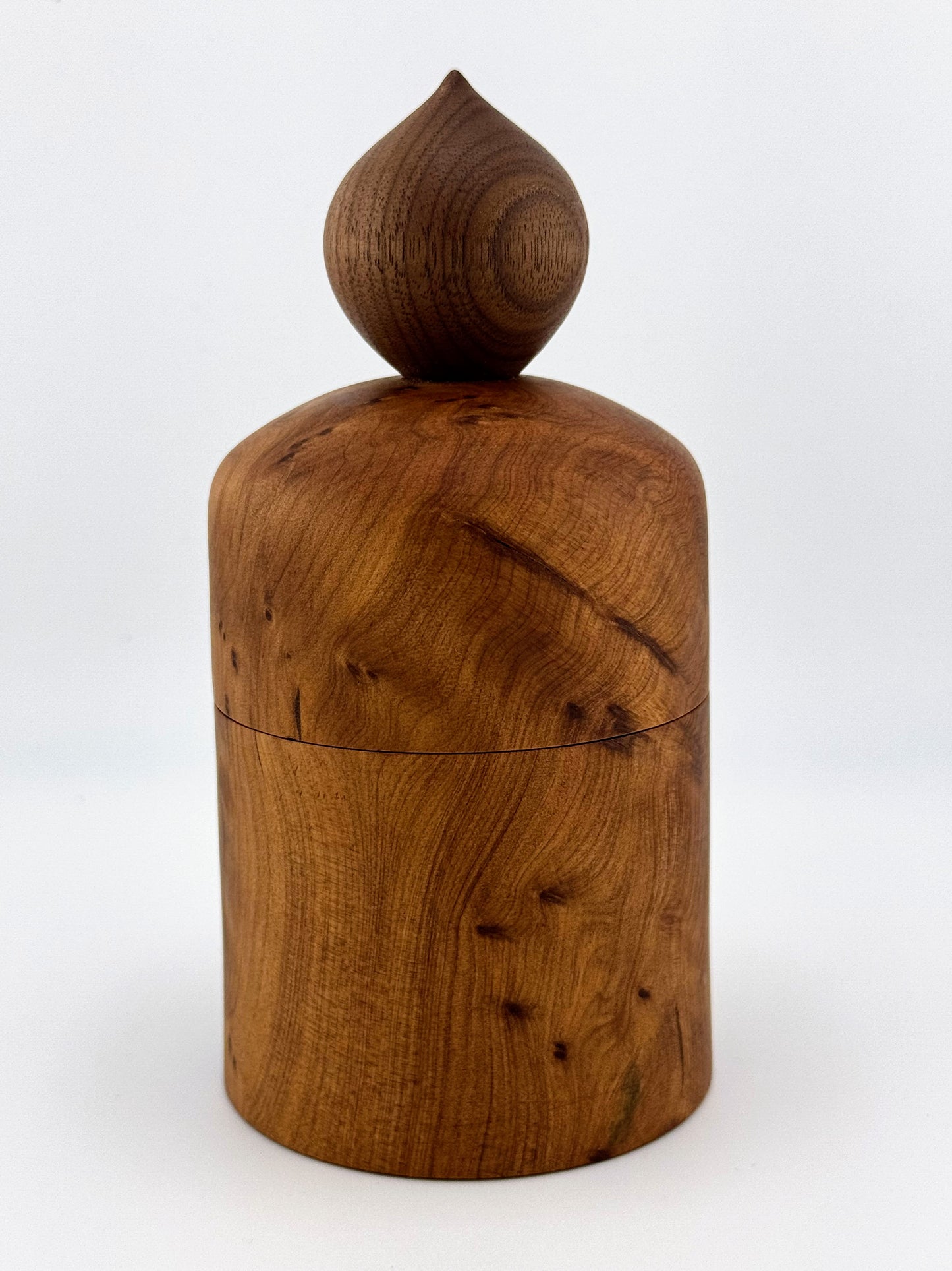 #7 Thuya Burl and Walnut Box