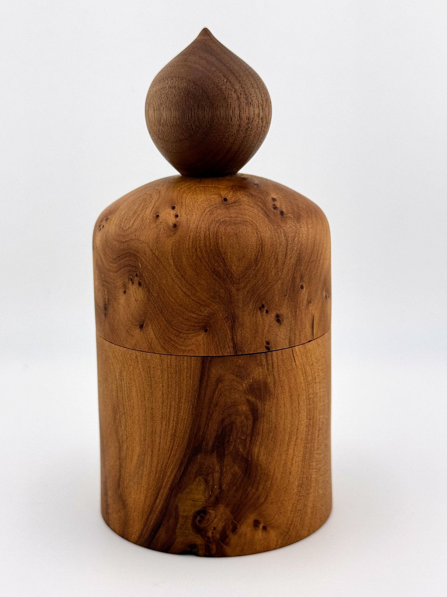 #7 Thuya Burl and Walnut Box