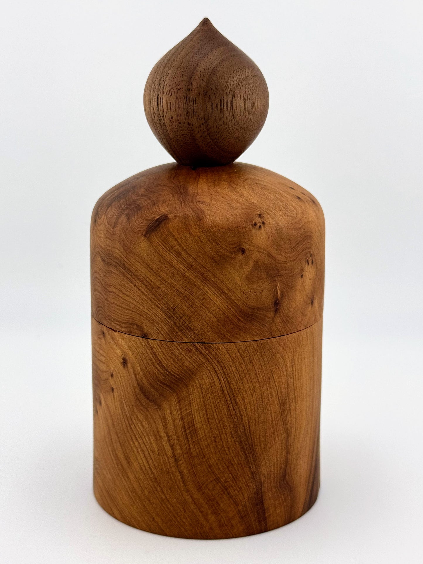 #7 Thuya Burl and Walnut Box
