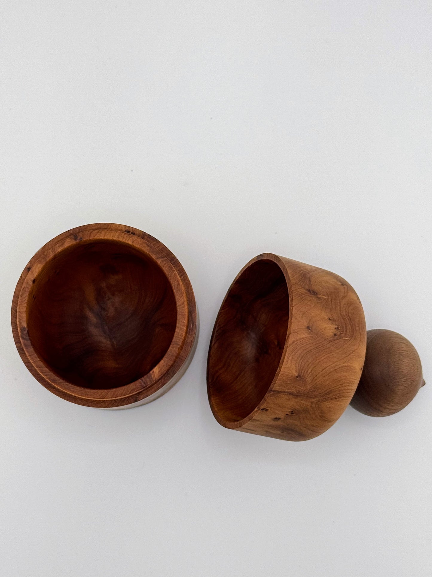 #7 Thuya Burl and Walnut Box