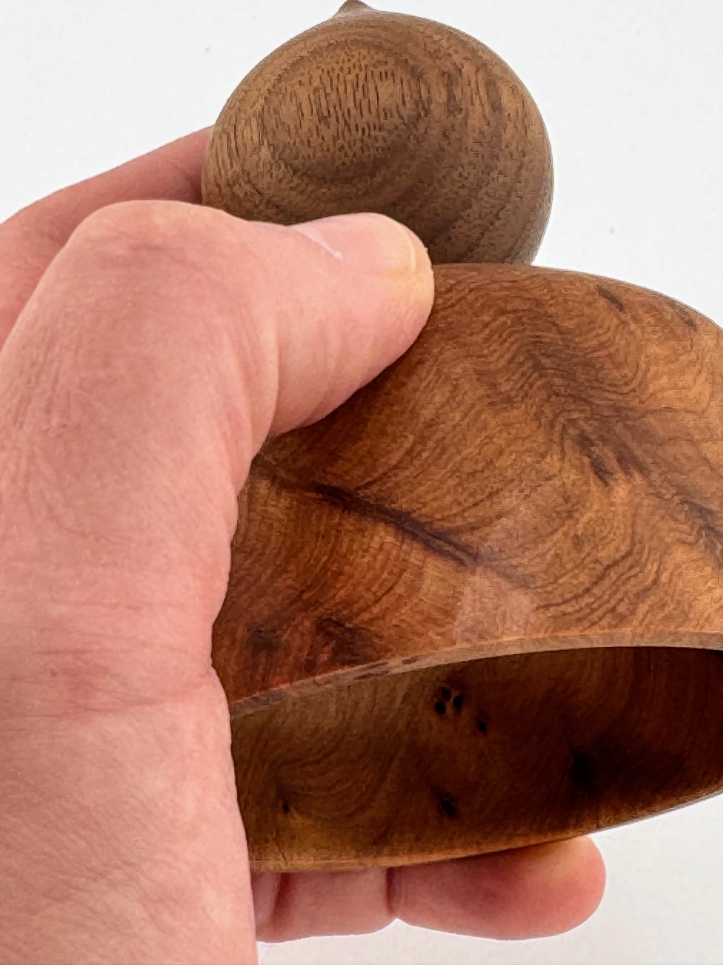#7 Thuya Burl and Walnut Box