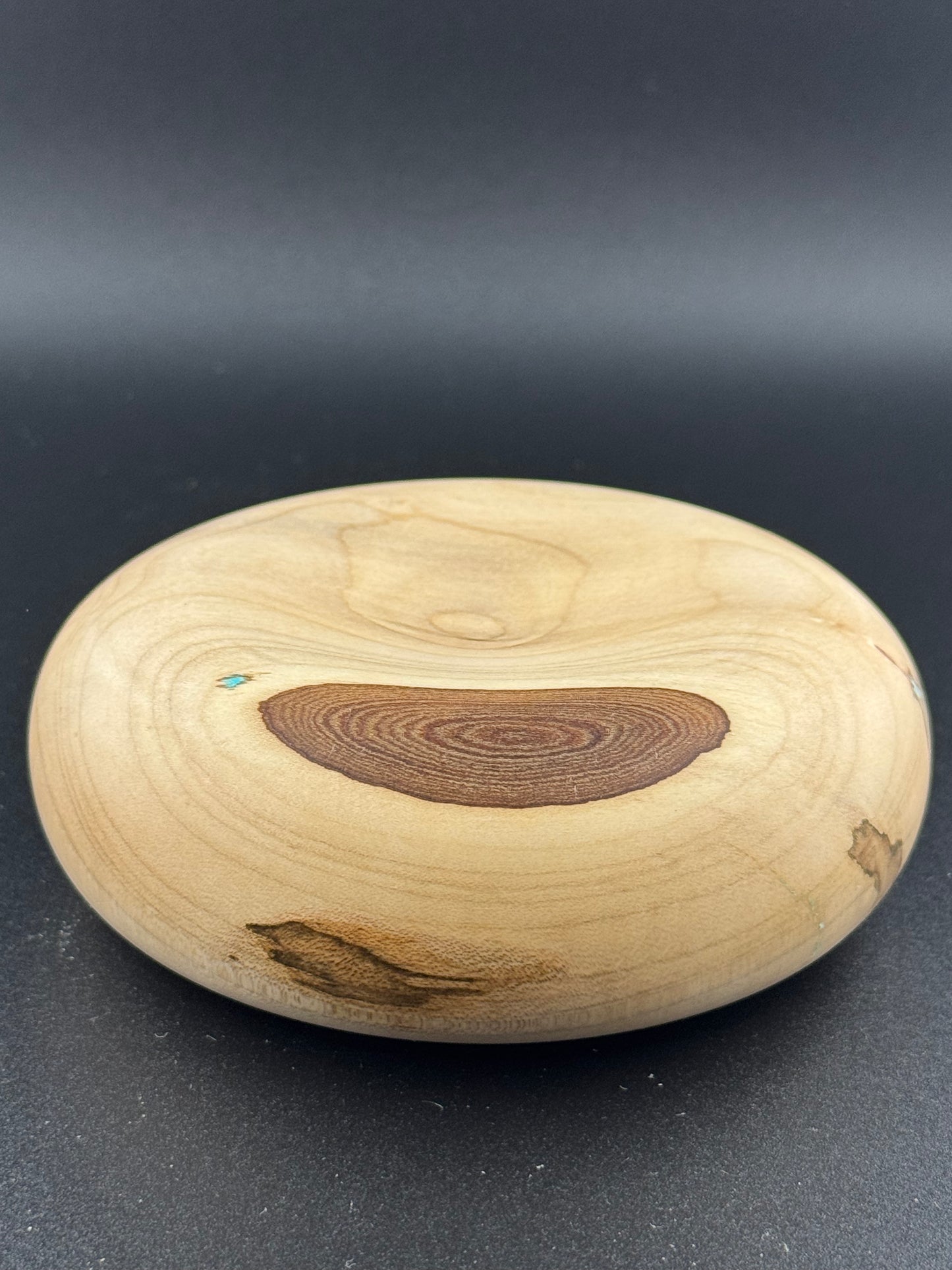 Ambrosia Maple Pillow with Turquoise Inlay