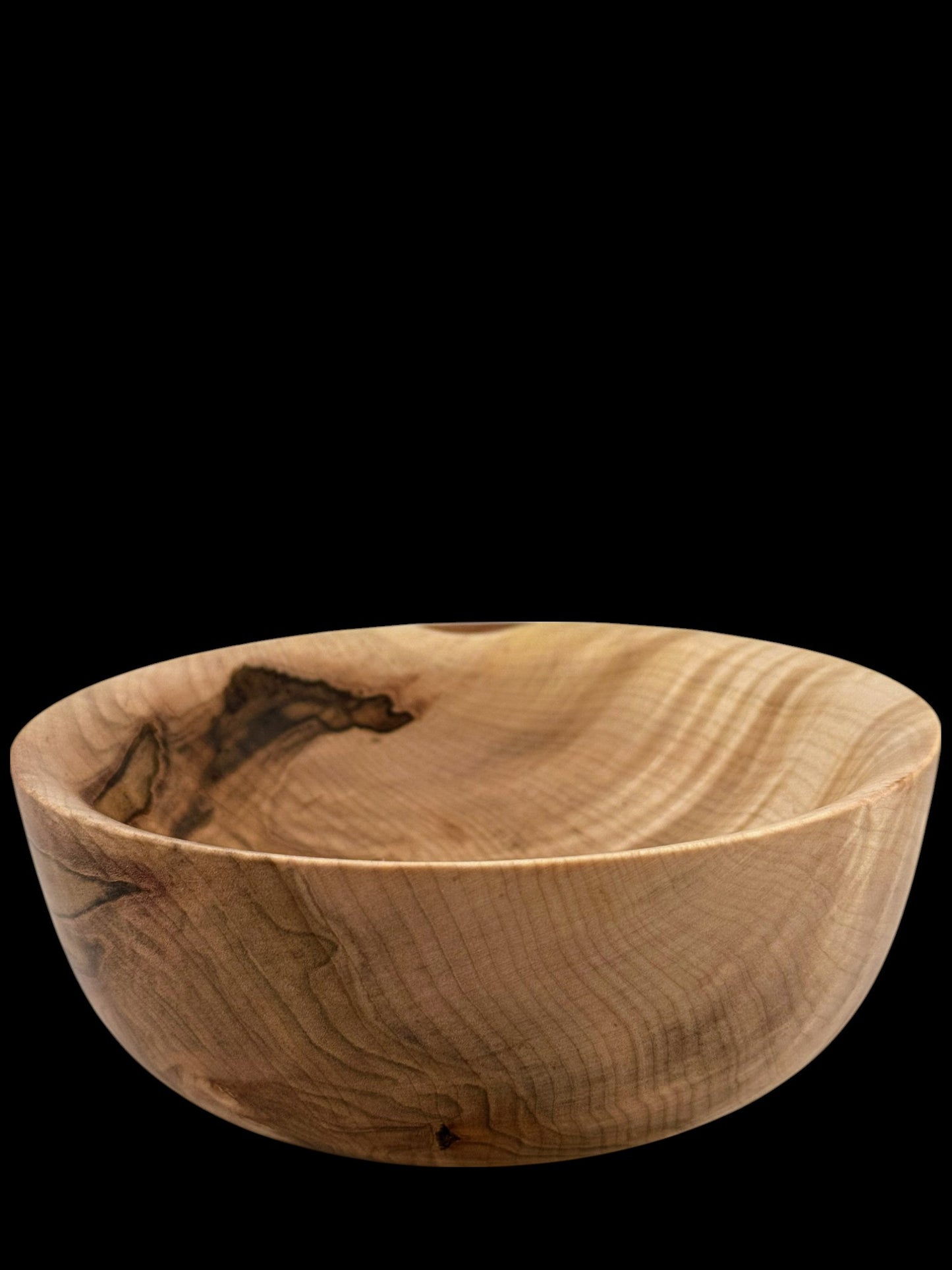 #8 Curly Silver Ambrosia Maple Chunky Bowl