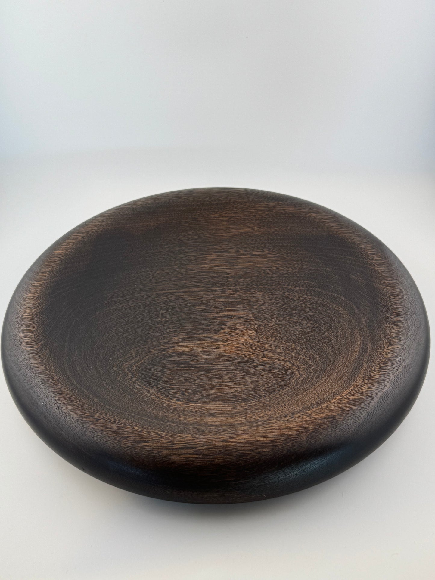 Large Ebonized Sapele Pillow Platter