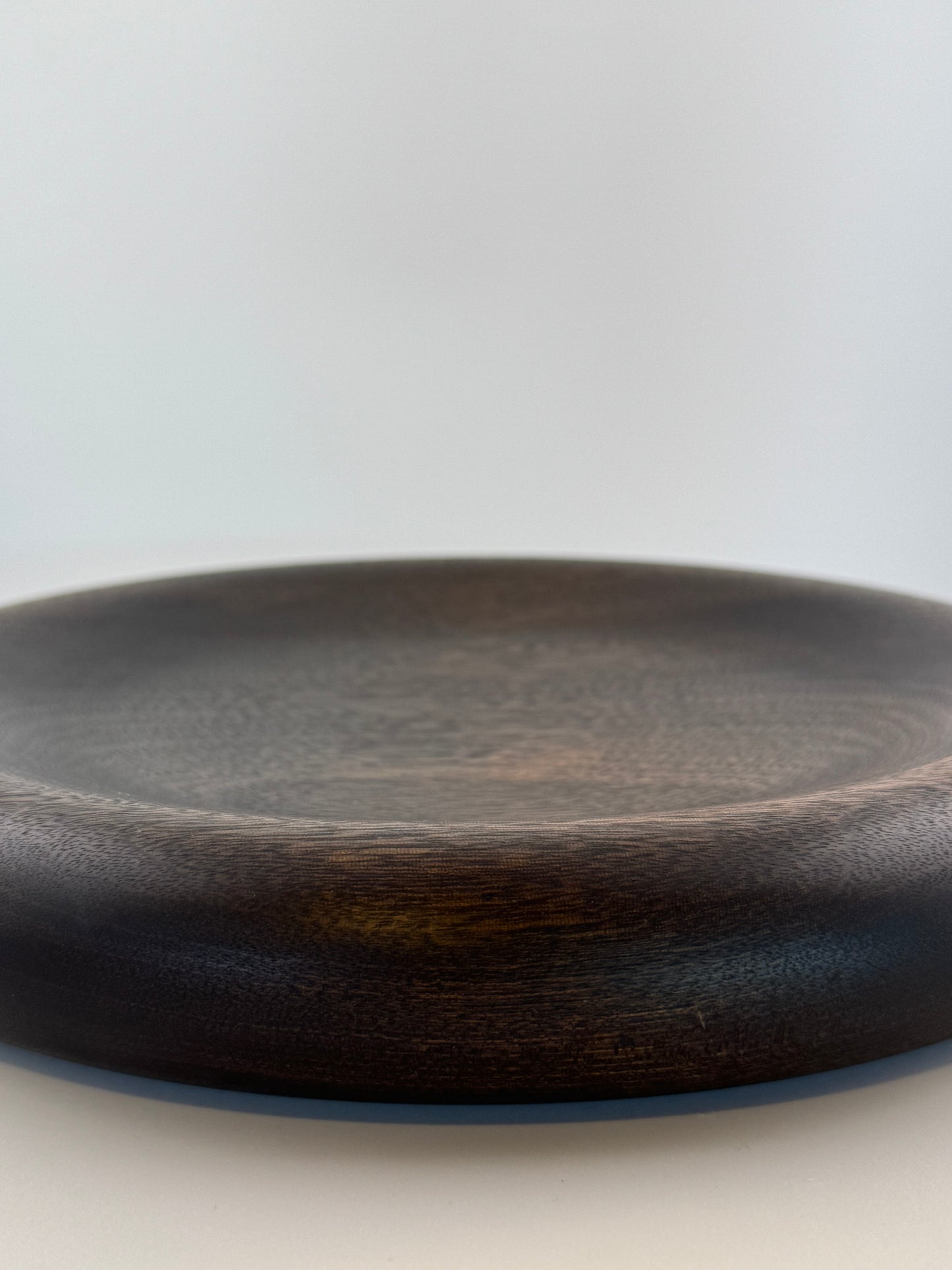 Large Ebonized Sapele Pillow Platter