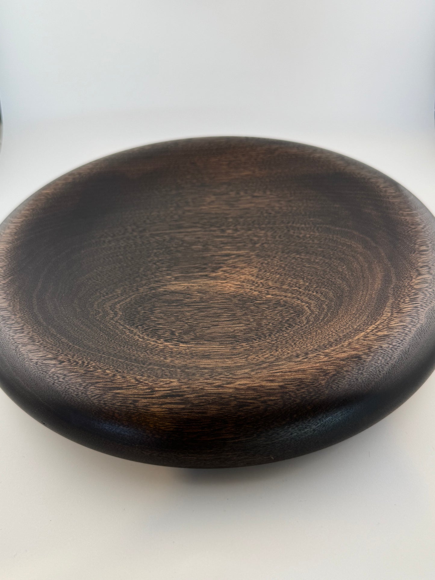 Large Ebonized Sapele Pillow Platter