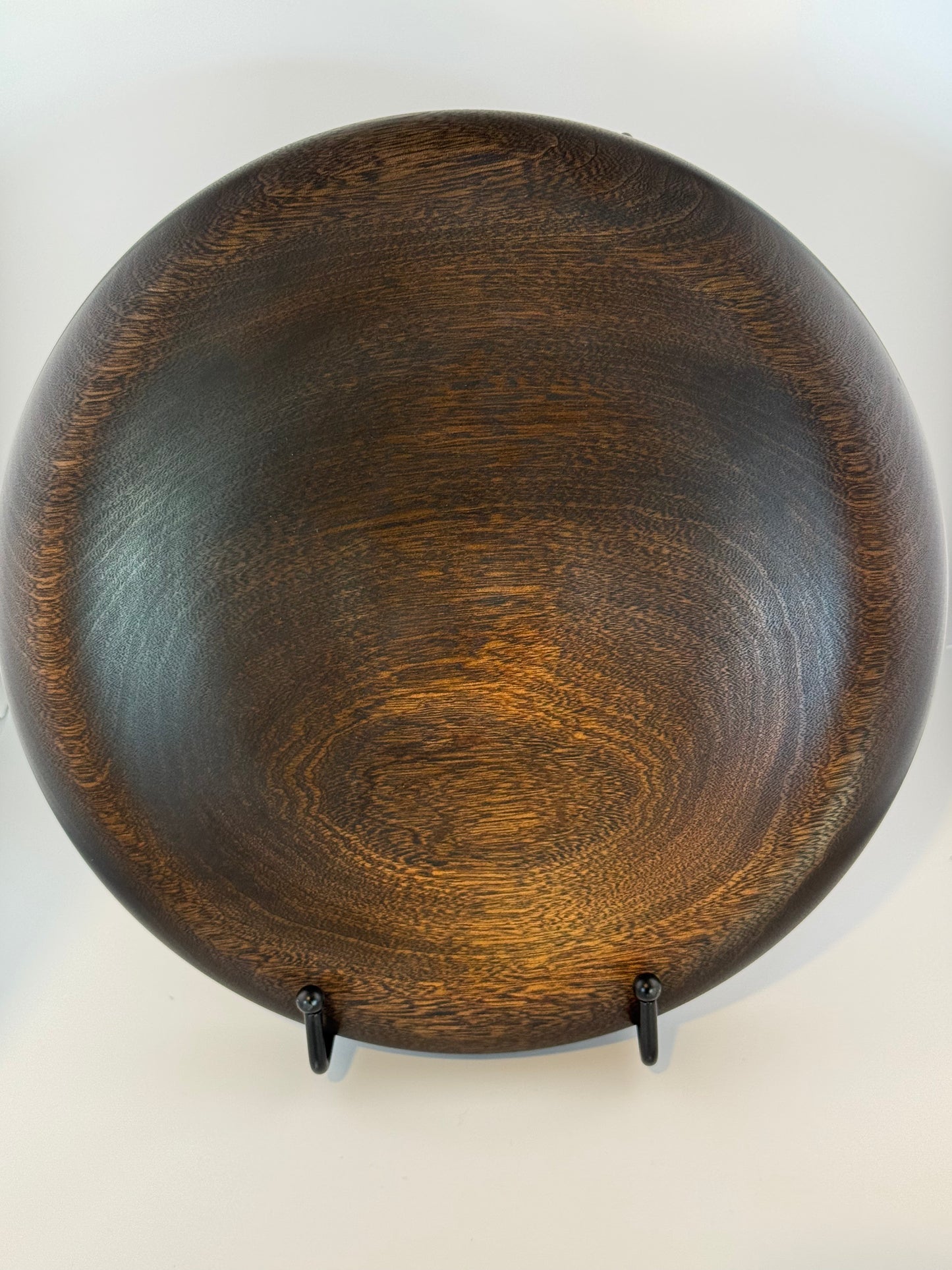 Large Ebonized Sapele Pillow Platter