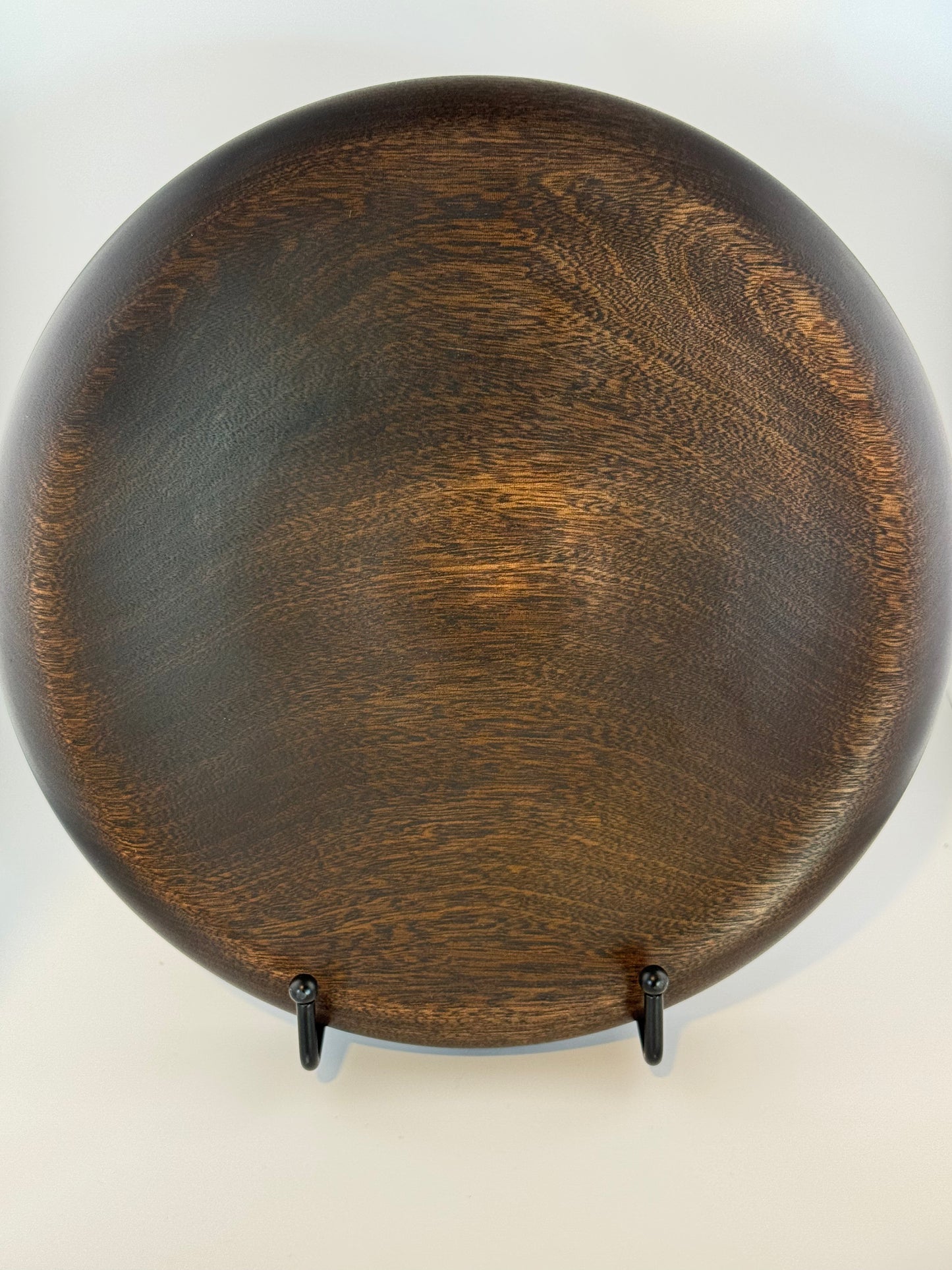 Large Ebonized Sapele Pillow Platter