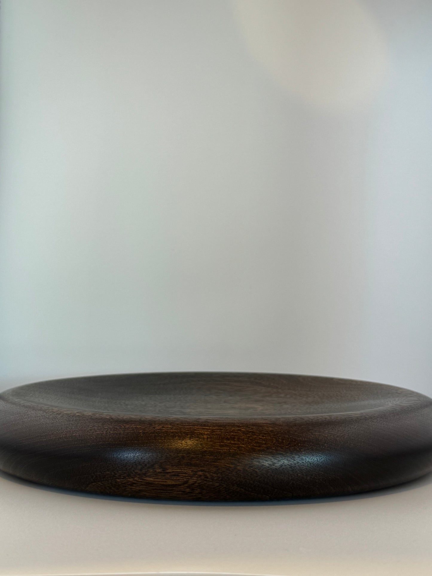 Large Ebonized Sapele Pillow Platter