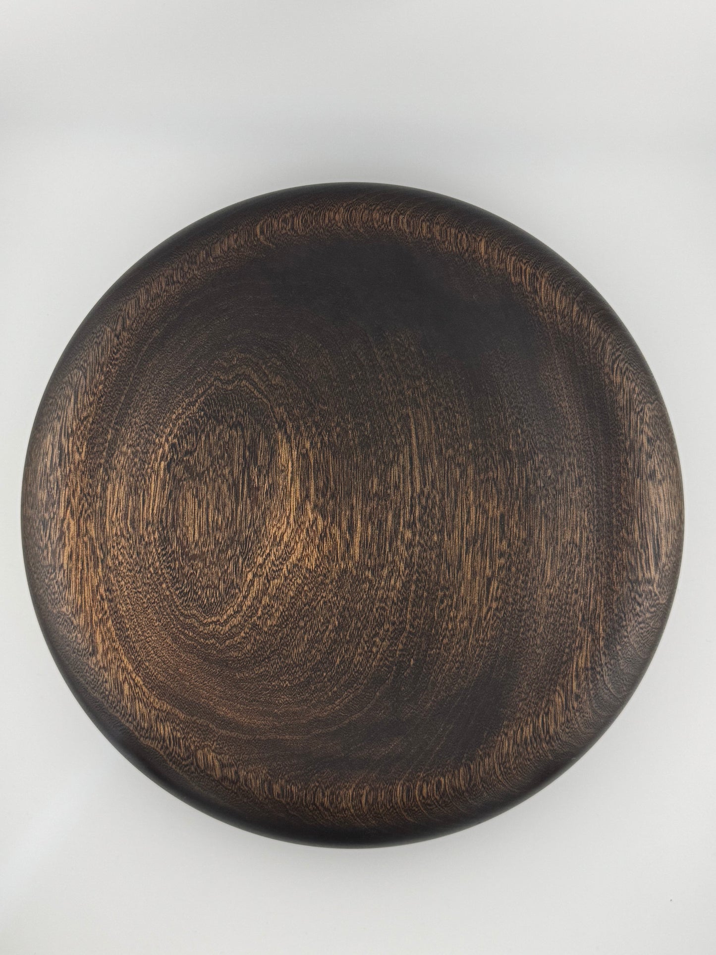 Large Ebonized Sapele Pillow Platter