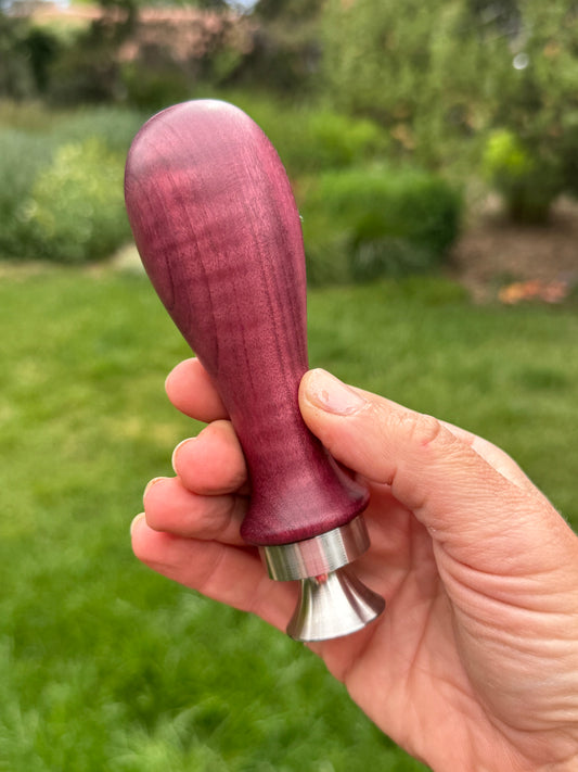 #45 Curly Purpleheart Bottle Opener