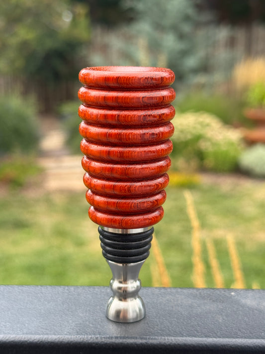 #126 - Padauk Wine Bottle Stopper