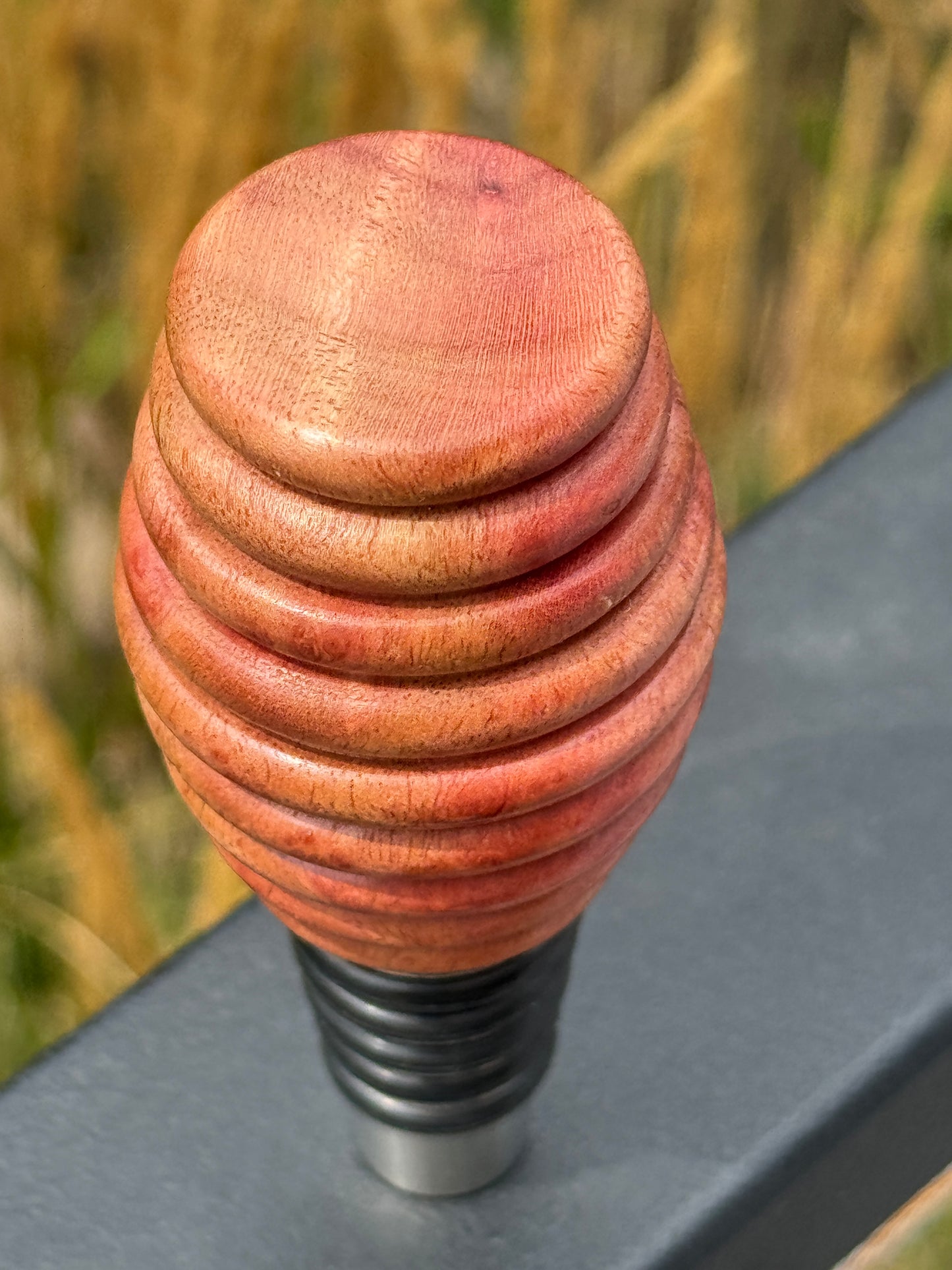 #131 - Camphor Burl Whiskey/Wine Bottle Stopper