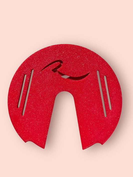 #86 - Ride the Bevel 3D Printed Pizza Cutter cover - RED