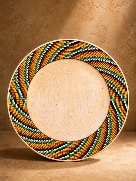 #218 - Southwest Sunset Basket Illusion Platter