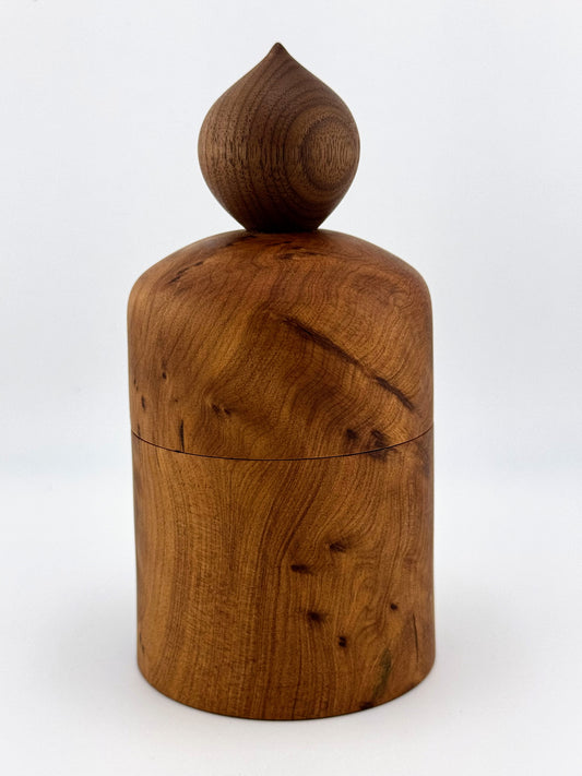 #7 Thuya Burl and Walnut Box