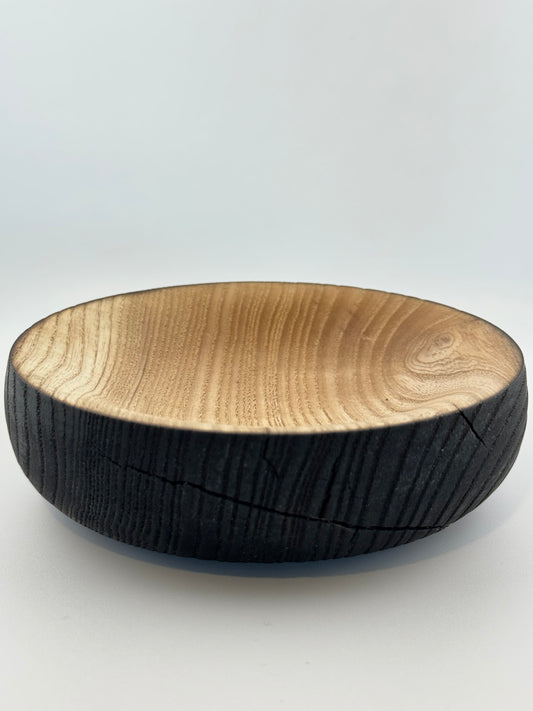 #17 Yakisugi White Oak Bowl