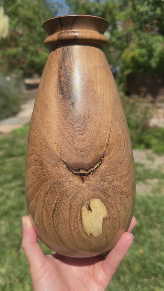 #164 - Tall Mesquite Vessel